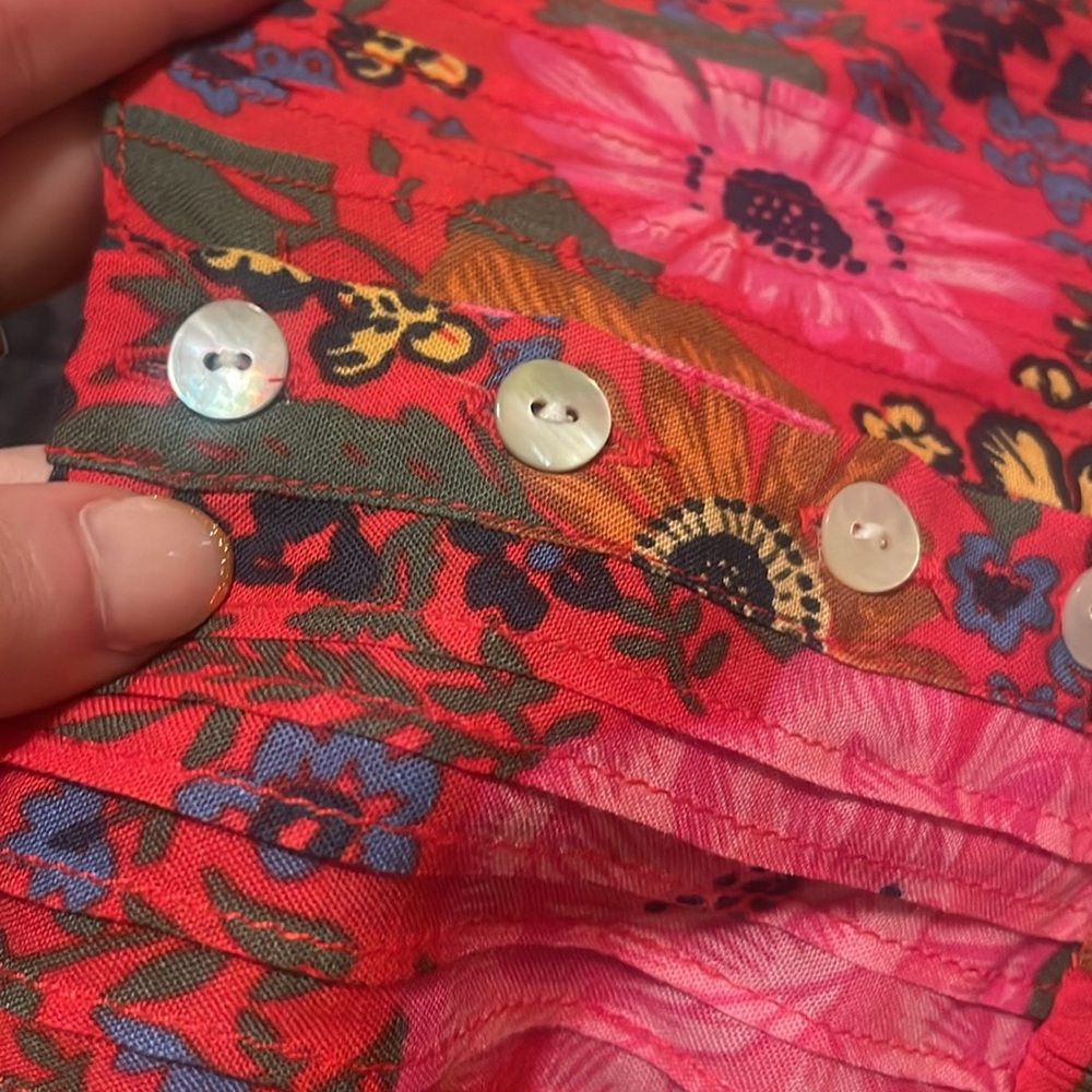 Desert Daisy print cami blouse and skirt - Picture 7 of 11